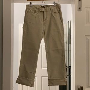Gap low rise capris stretch corduroy